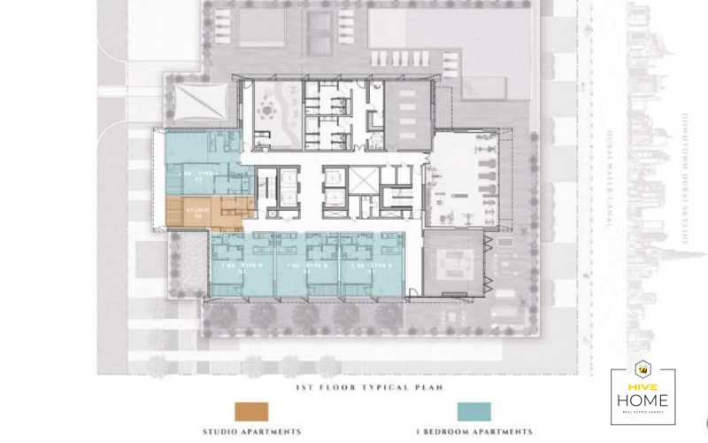 План квартир Quayside