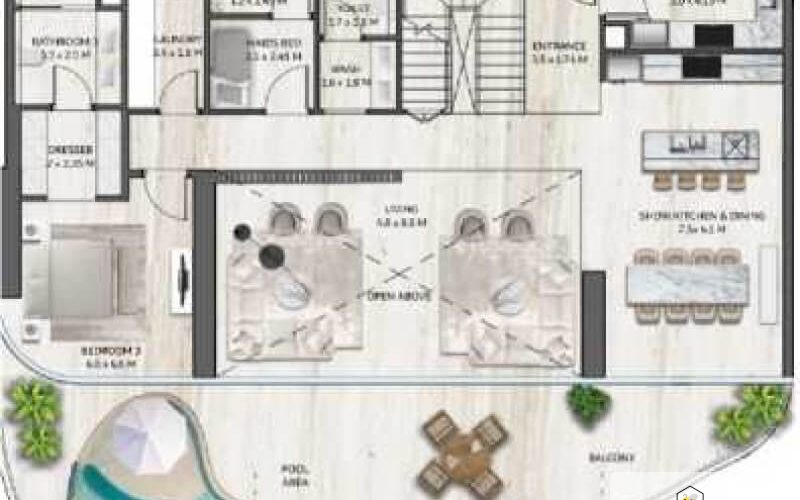 Планировки - 3 СПАЛЬНИ дуплекс